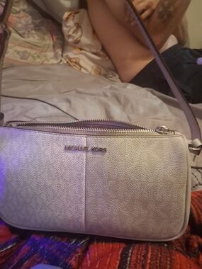 Michael Kors Metallic Pearl Crossbody Bag